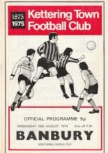 Kettering Town v Banbury United 28-Aug-1974