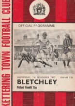 Kettering Town v Bletchley 01-Nov-1972