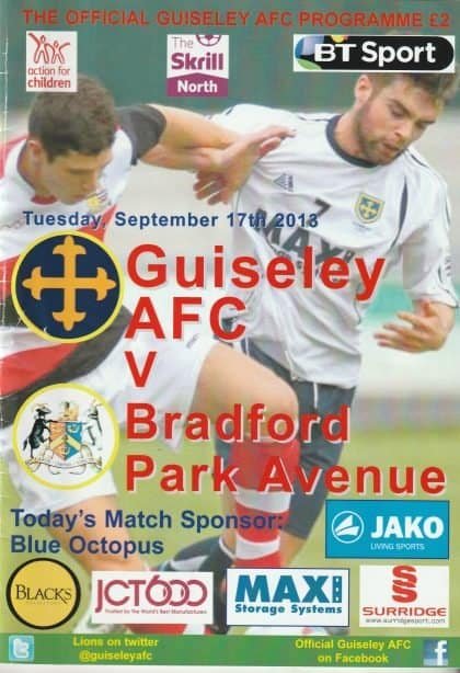 Guiseley v Bradford Park Avenue  17-Sep-2013