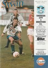 Swansea City v Brentford 05-Mar-1994