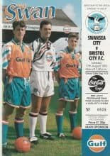 Swansea City v Bristol City 17-Aug-1993
