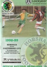 Horsham v Canterbury City 10-Oct-1998