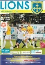 Guiseley v Hartlepool United  28-Aug-2017