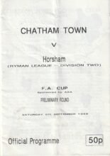 Chatham Town v Horsham 05-Sep-1998