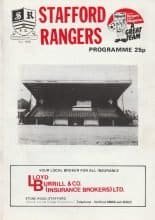 Stafford Rangers v Macclesfield Town 18-Oct-1983
