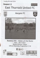 East Thurrock United v Margate 08-Apr-2014
