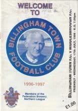 Billingham Town v Middlesbrough 17-Jul-1996