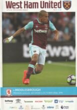 West Ham United v Middlesbrough 01-Oct-2016
