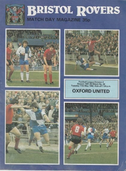 Bristol Rovers v Oxford United 11-May-1982