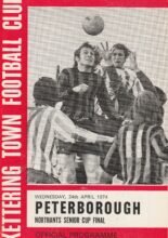 Kettering Town v Peterborough United 24-Apr-1974