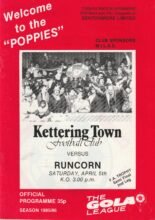 Kettering Town v Runcorn 05-Apr-1986
