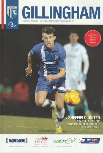 Gillingham v Sheffield United 07-Feb-2015