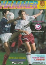 West Ham United v Sunderland 11-Oct-1992