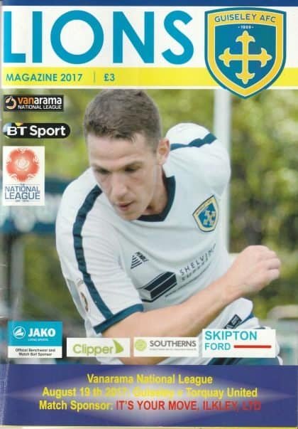 Guiseley v Torquay United 19-Aug-2017