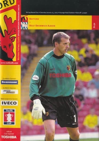 Watford v West Bromwich Albion   25-Jan-2003