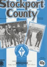 Stockport County v Wrexham 01-Feb-1985