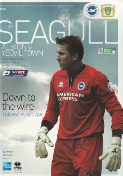 Brighton & Hove Albion v Yeovil Town 25-Apr-2014