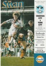 Swansea City v York City 18-Dec-1993