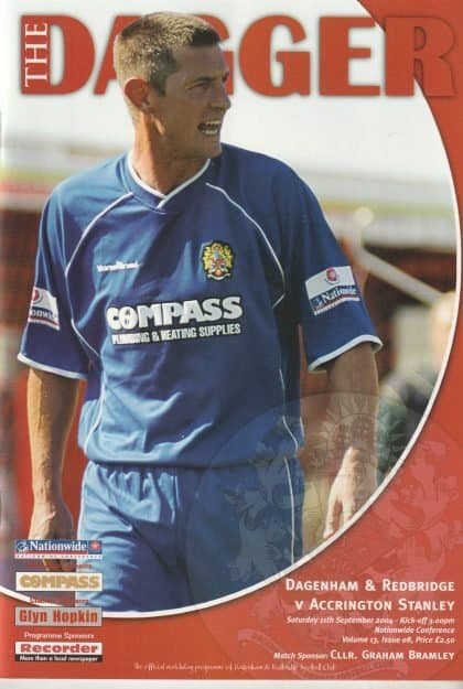 Dagenham & Redbridge v Accrington Stanley 11-Sep-2004