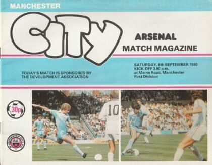 Manchester City v Arsenal 06-Sep-1980