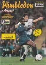 Wimbledon v Arsenal 08-Oct-1994