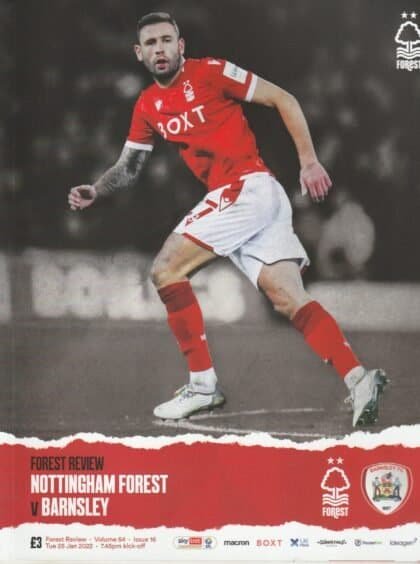 Nottingham Forest v Barnsley 25-Jan-2022