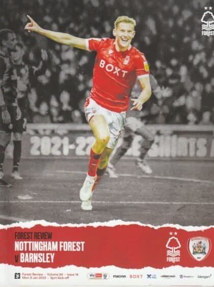 Nottingham Forest v Barnsley 03-Jan-2022