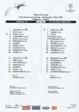 Arsenal v Bayern Munich 09-Mar-2005
