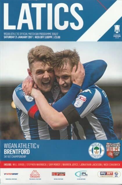Wigan Athletic v Brentford 21-Jan-2017