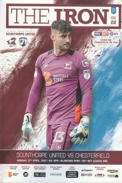 Scunthorpe United v Chesterfield  17-Apr-2017