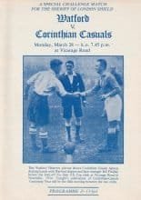 Watford v Corinthian Casuals 28-Mar-1983