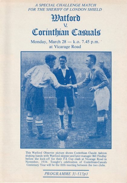 Watford v Corinthian Casuals 28-Mar-1983