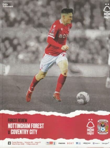 Nottingham Forest v Coventry City 06-Apr-2022