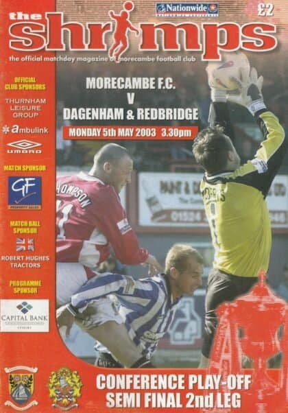 Morecambe v Dagenham & Redbridge 05-May-2003