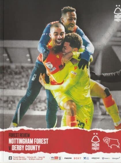 Nottingham Forest v Derby County 22-Jan-2022