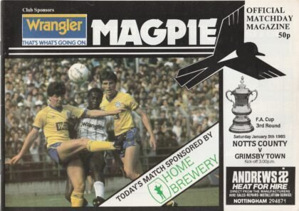 Notts County v Grimsby Town 05-Jan-1985