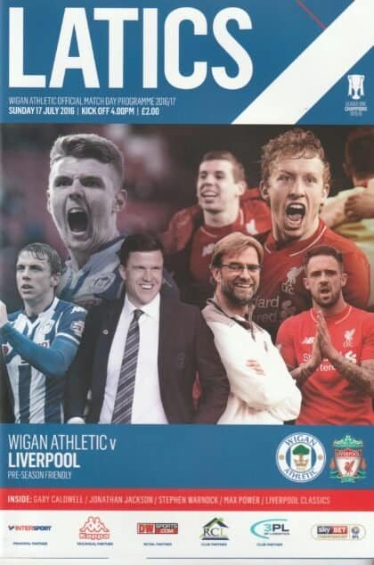 Wigan Athletic v Liverpool 17-Jul-2016