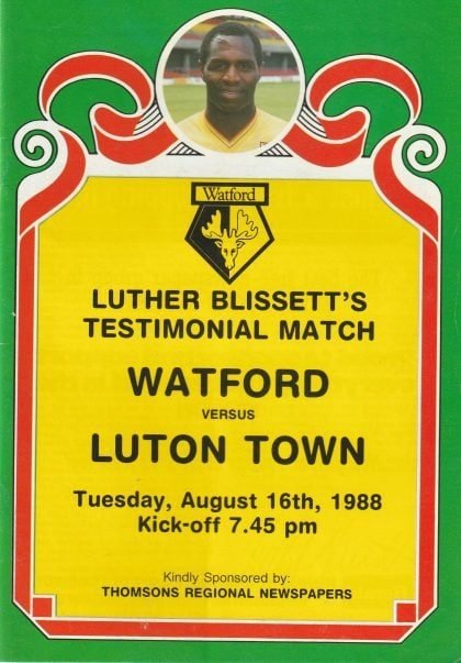 Watford v Luton Town 16-Aug-1988