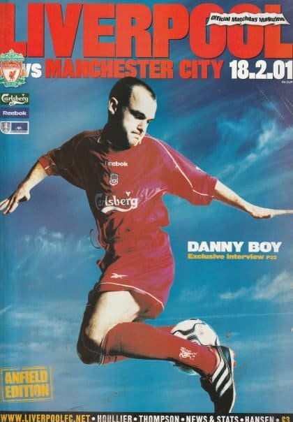 Liverpool v Manchester City  18-Feb-2001