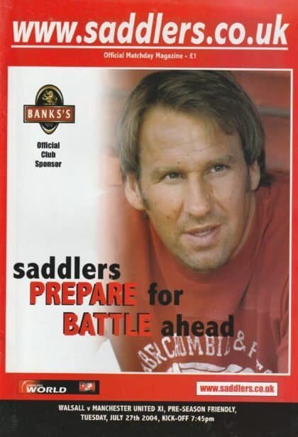 Walsall v Manchester United XI 27-Jul-2004