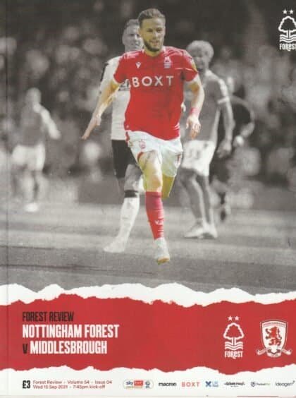 Nottingham Forest v Middlesbrough 16-Sep-2021