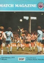 Manchester City v Norwich City 27-Feb-1979