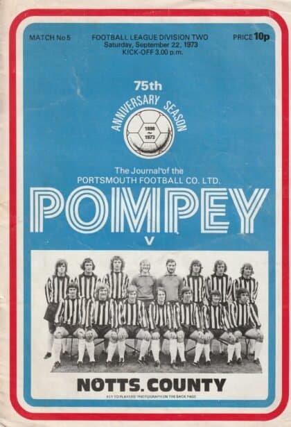 Portsmouth v Notts County 22-Sep-1973