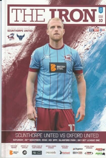 Scunthorpe United v Oxford United 26-Nov-2016