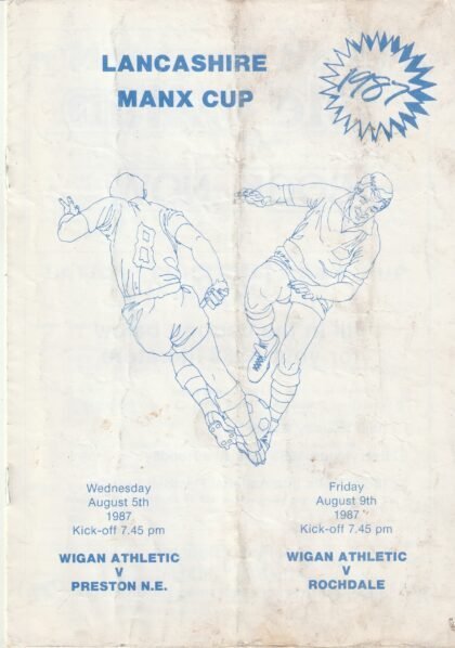 Wigan Athletic v Preston North End   05-Aug-1987