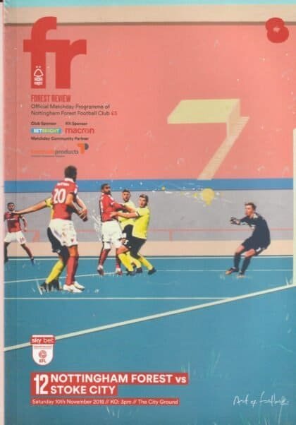 Nottingham Forest v Stoke City 10-Nov-2018