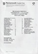 Portsmouth v Alaves 03-Aug-2002