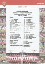 Arsenal v Blackburn Rovers 25-Aug-2004