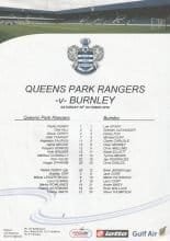 Queens Park Rangers v Burnley 30-Oct-2010