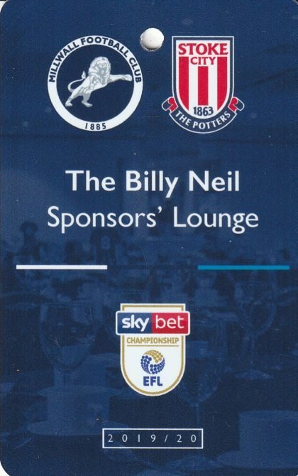 Millwall v Stoke City 26-Oct-2019